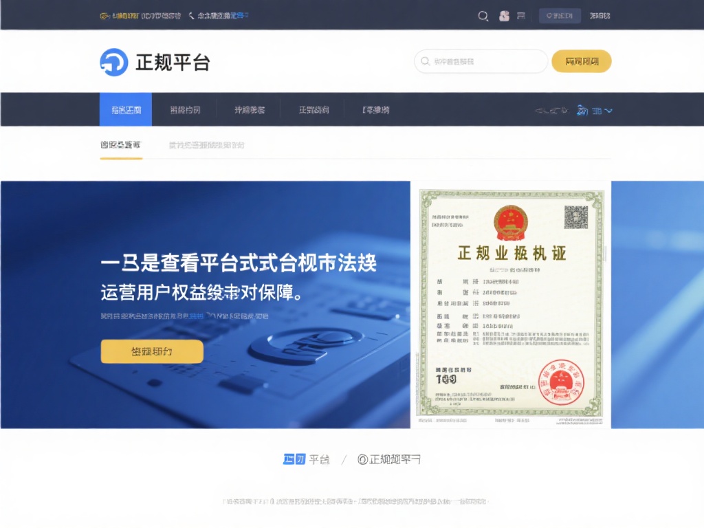 此外，查看平台是否具备合法的运营牌照也至关重要。一